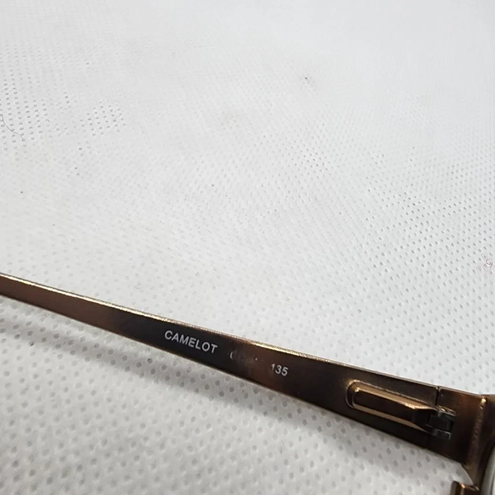 Kate Spade Camelot Tan & Gold Prescription Glasses Frames